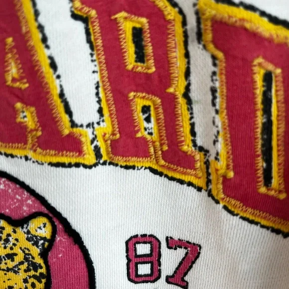 Pilcro Def Leppard Hysteria Tour Sweatshirt Oversized XS 100% Cotton - Picture 6 of 10